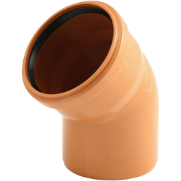 KG-Bogen, Nennweite: 110 mm, Dn 110, Polyvinylchlorid (PVC) KG-Bogen, Nennweite: 110 mm, Dn 110, Polyvinylchlorid (PVC)