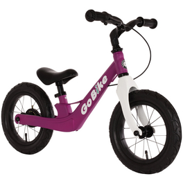 Kinderfahrrad »Go Bike«, 1 Gang, Lernlaufrahmen, Lila-Weiß