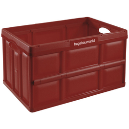Klappbox, BxHxL: 35,2 x 23,5 x 48 cm, geeignet für Lebensmittel, Transport, Aufbewahrung