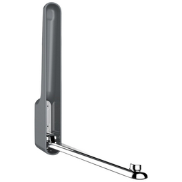 Klapphaken »Premium Omega «, Kunststoff/Metall, grau/silberfarben