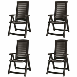 Klappsessel »Aruba«, 4er-Set, Kunststoff