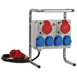 Kleinstromverteiler »BKV 2/4 G IP44 «, 6-fach, Kabellänge: 2 m, IP44