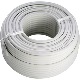 Koaxialkabel, 40 m 90 dB Ring weiss
