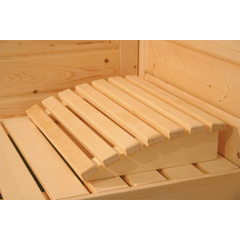 Kopfstütze, Espenholz, BxHxL: 29 x 8 x 46.5cm Kopfstütze, Espenholz, BxHxL: 29 x 8 x 46.5cm