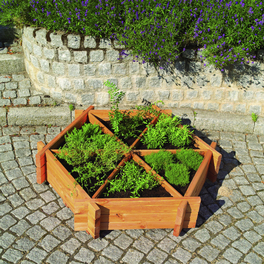 Kräuterbeet, BxH: 122 x 27 cm, honigbraun, Holz/Kunststoff Kräuterbeet, BxH: 122 x 27 cm, honigbraun, Holz/Kunststoff