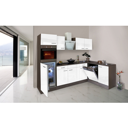 Küchenzeile »KBL280EYGS«, mit E-Geräten, Gesamtbreite: 280 cm