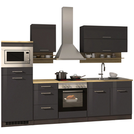 Küchenzeile »Mailand«, mit E-Geräten, Gesamtbreite: 270 cm