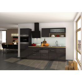 Küchenzeile »Mailand«, mit E-Geräten, Gesamtbreite: 290 cm