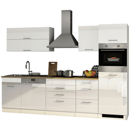 Küchenzeile »Mailand«, mit E-Geräten, Gesamtbreite: 300 cm