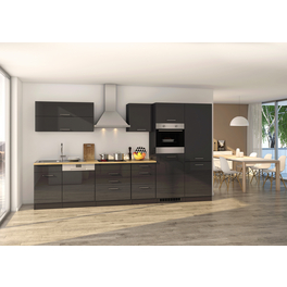 Küchenzeile »Mailand«, mit E-Geräten, Gesamtbreite: 360 cm