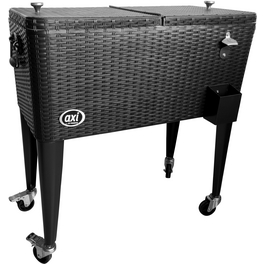 Kühlwagen »Retro-Rattan«, Braun, Fassungsvermögen: 76l Kühlwagen »Retro-Rattan«, Braun, Fassungsvermögen: 76l
