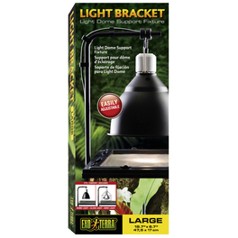 Lampenhalterung »Lichtklammer«, schwarz, Anwendungsbereich: Terrarium