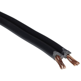 Lautsprecherkabel, 2x 0,75 mm², 5 m, Schwarz