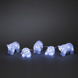 LED Figur, Kunststoff, BxHxL: 7 x 9 x 16 cm, inkl. Leuchtmittel