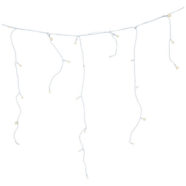 LED-Lichtervorhang, 15 m mit 200 LED, bernsteinfarben LED-Lichtervorhang, 15 m mit 200 LED, bernsteinfarben