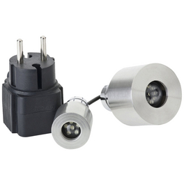 LED-Scheinwerfer »LunaLed 9s«, 3 W, Edelstahl, grau LED-Scheinwerfer »LunaLed 9s«, 3 W, Edelstahl, grau