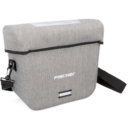 Lenkertasche »Plus Cita«, Kunststoff, grau, 7 l