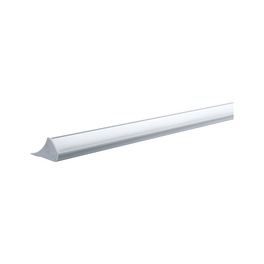 Lichtprofil, Kunststoff, grau Lichtprofil, Kunststoff, grau