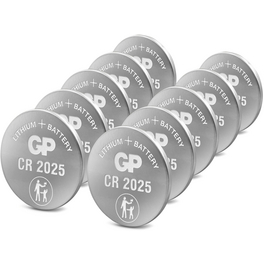 Lithium Knopfzelle »CR2025«, 3V, 10 Stück