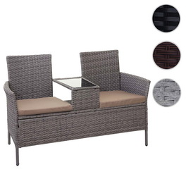 Loungeset, BxHxT: 132 x 84 x 55, grau