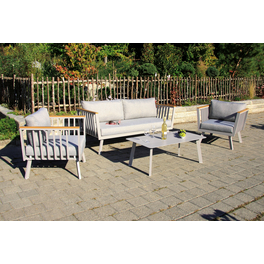 Loungeset »GONDOLA«, 4 Sitzplätze, Polyester, inkl. Auflagen