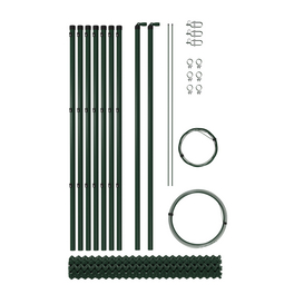 Maschendraht-Set, LxH: 1500 x 200 cm, 1 Rolle + 7 Pfähle + Zubehör