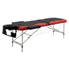 Massageliege, Aluminium, inkl. Auflagen, BxHxT: 215 x 84 x 60 cm