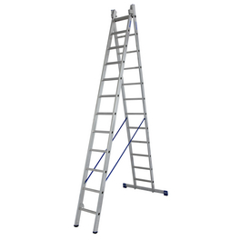 Mehrzweckleiter »STABILO«, 24 Sprossen, Aluminium Mehrzweckleiter »STABILO«, 24 Sprossen, Aluminium