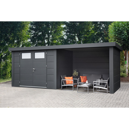 Metallgerätehaus »Eleganto 2724«, 29,2 m³, BxT: 552 x 238 cm mit Lounge