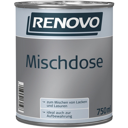 Mischdose, grau, metall, 0,75 l