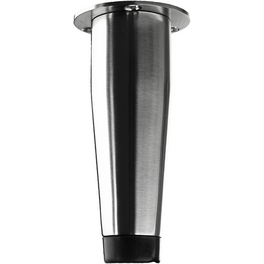 Möbelfuß, Ø: 32 mm, silberfarben Möbelfuß, Ø: 32 mm, silberfarben