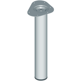 Möbelfuß, Ø: 60 mm, chromfarben Möbelfuß, Ø: 60 mm, chromfarben