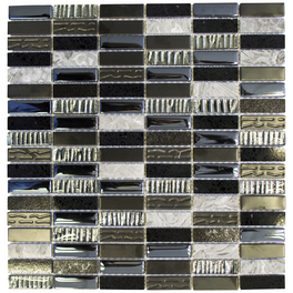 Mosaikfliese »Artificial«, BxL: 30,4 x 29,8 cm, Wandbelag