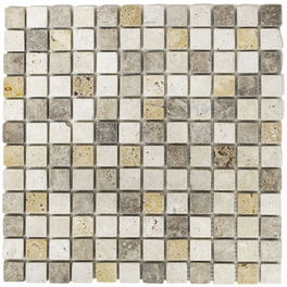 Mosaikfliese »Face«, BxL: 30,5 x 30,5 cm, Wandbelag/Bodenbelag