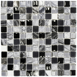 Mosaikfliese »HQ«, BxL: 30 x 30 cm, Wandbelag