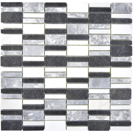 Mosaikfliese »R2-C3«, BxL: 30 x 30 cm, Wandbelag/Bodenbelag