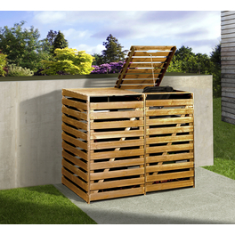 Mülltonnenbox »Mülltonnenbox 2«, aus Holz, 148x122x92cm (BxHxT), 480 Liter