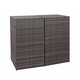 Mülltonnenverkleidung »MVG-E35«, BxHxT: 130 x 176 x 131 cm, Poly-Rattan, 2 x 120 L Mülltonnenverkleidung »MVG-E35«, BxHxT: 130 x 176 x 131 cm, Poly-Rattan, 2 x 120 L
