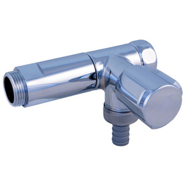 Schell 17533 3 apparaatventiel Eckfix lange uitvoering 3/8 inch, messing verchroomd Schell 17533 3 apparaatventiel Eckfix lange uitvoering 3/8 inch, messing verchroomd