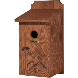 Nistkasten, BxHxT: 18 x 35 x 17 cm, Holz, Flachdach Nistkasten, BxHxT: 18 x 35 x 17 cm, Holz, Flachdach