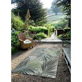 Outdoor-Teppich »Naturalis«, BxL: 290 x 200 cm, palm leaf/grün/grau/braun
