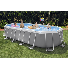 Ovalpool »Prism«, grau, BxHxL: 305 x 122 x 610 cm Ovalpool »Prism«, grau, BxHxL: 305 x 122 x 610 cm