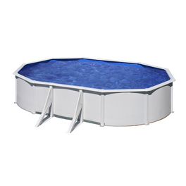 Ovalpool, weiß, BxHxL: 300 x 120 x 500 cm Ovalpool, weiß, BxHxL: 300 x 120 x 500 cm