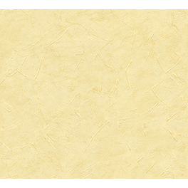 Papiertapete, Uni, gelb, BxL: 53 x 1005 cm, glatt