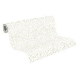 Papiertapete, Uni, weiß, BxL: 53 x 2000 cm, leicht strukturiert Papiertapete, Uni, weiß, BxL: 53 x 2000 cm, leicht strukturiert