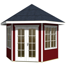 Pavillon »Almelo«, Spitzdach, sechseckig, BxT: 420 x 373 cm, inkl. Dacheindeckung