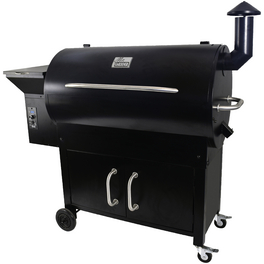 Pelletsmoker »Indiana«, Grillrost BxT: 86 x 49 cm, emaillierter Stahl, inkl. Thermometer