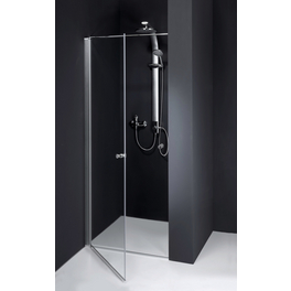 Pendeltür »Vital 5«, Höhe: 200 cm, transparent/silberfarben, Nische, Scheibenstärke: 5 mm