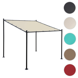 Pergola »MVG-A22«, 3 x 3 m, direkt an die Hauswand stellbar