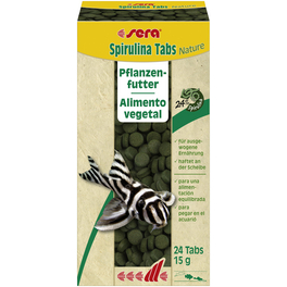Pflanzenfutter »Spirulina Tabs Nature«, Aqua, 24 Tabs (15g), geeignet für Aquarientiere